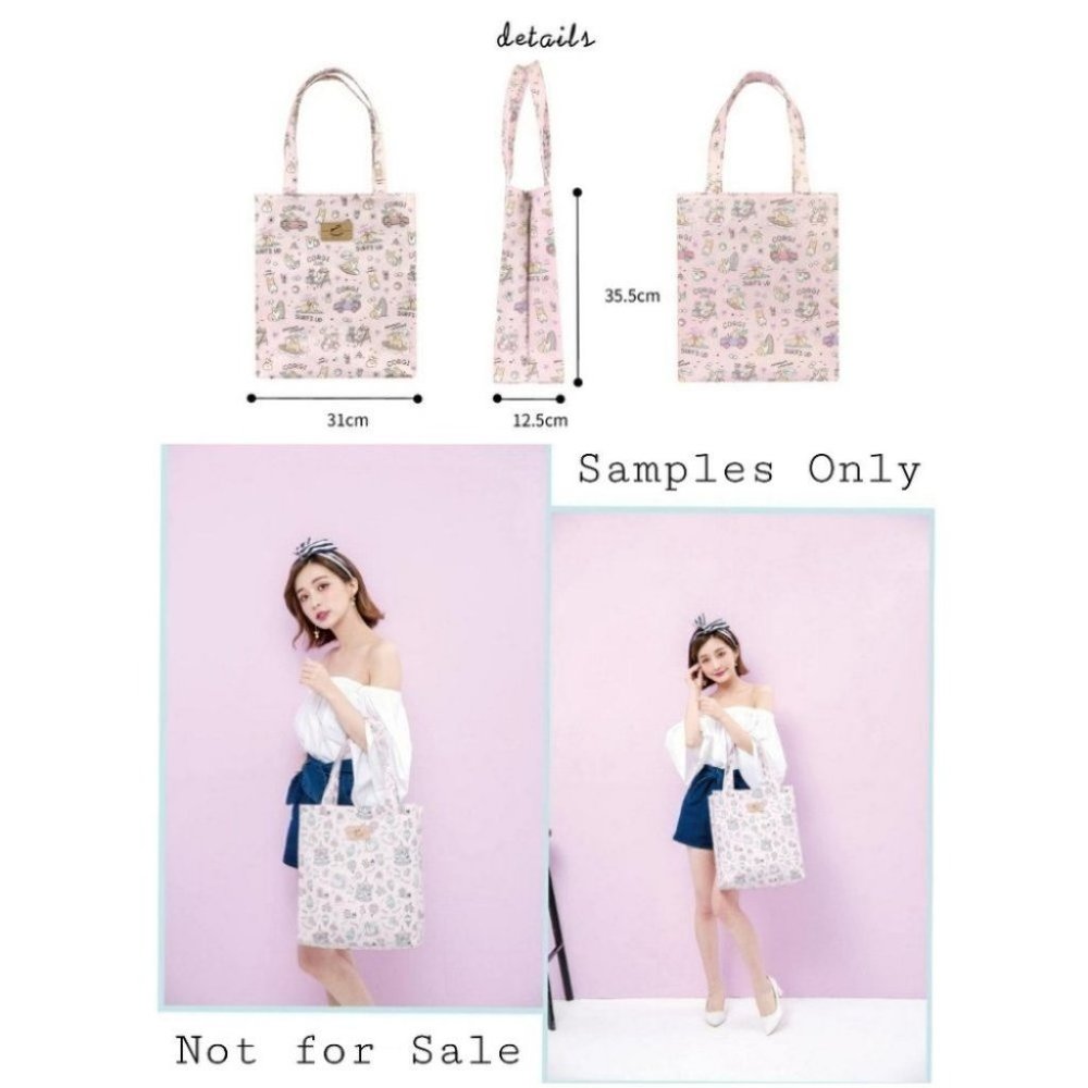 Waterproof Bichon Large Tote Shoulder Bag Travel Purse - Picture 4 of 12